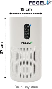 FG-M03N Akıllı Hava Temizleyici – 3’lü Filtre,HEPA-KARBON-AROMA TERAPİ ve WiFi(Tuya) Kontrollü