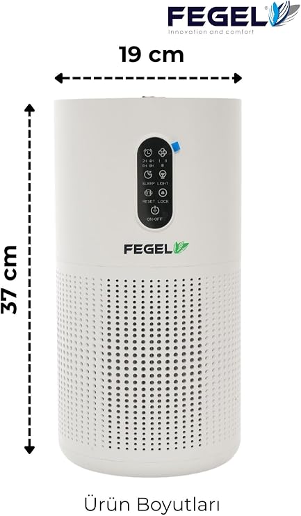 FG-M03N Akıllı Hava Temizleyici – 3’lü Filtre,HEPA-KARBON-AROMA TERAPİ ve WiFi(Tuya) Kontrollü