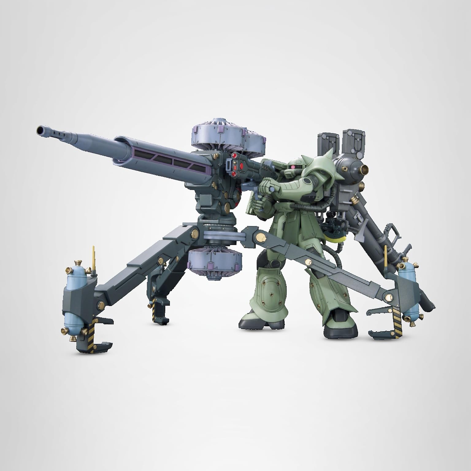 Amazon | HG 1/144 MS-06量産型ザク+ビッグガン (機動戦士ガンダム