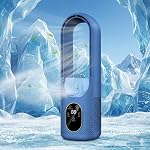 2026 Nouveau portable Air Ventilateur de conditionneurs - Mini Air Conditionneur avec 6 Vitesses & 1-6H Minuterie & 7 Couleurs Lumière de nuit - Mini Air Ventilateur de refroidissement - Évaporatif Air Ventilateur de bureau pour chambre à coucher Bureau Camping