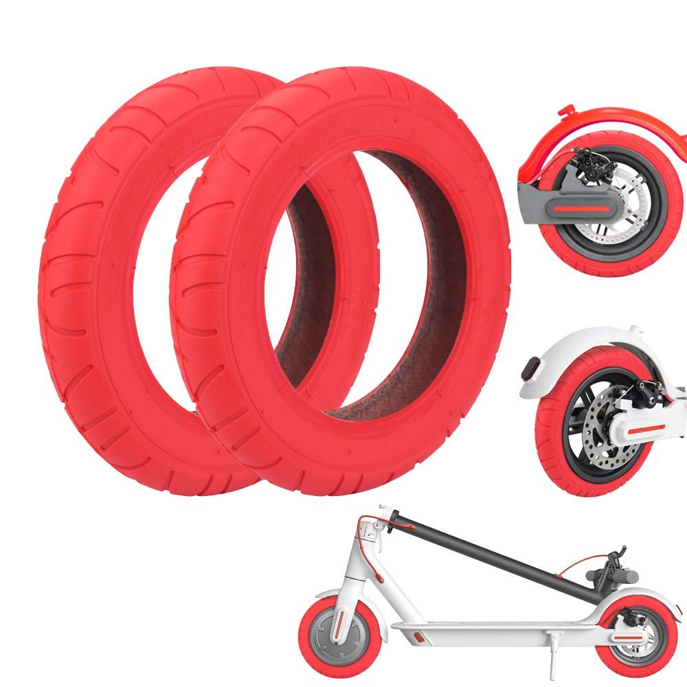 Ruote di Ricambio per Scooter Elettrico,Parti di Ricambio per Scooter per Pneumatici di bilanciamento del Tubo Esterno del Pneumatico da 10 Pollici compatibili per M365