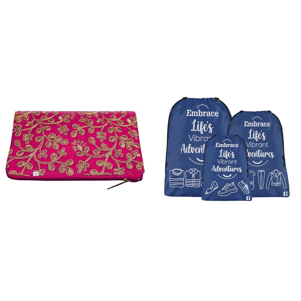 heart home Kuber Hand Purse | Travel Organizer Combo Set-picture-24