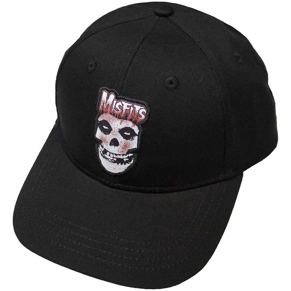 Rock Off Officially Licensed Products Misfits Blood Drip Skull Baseball Cap One Size