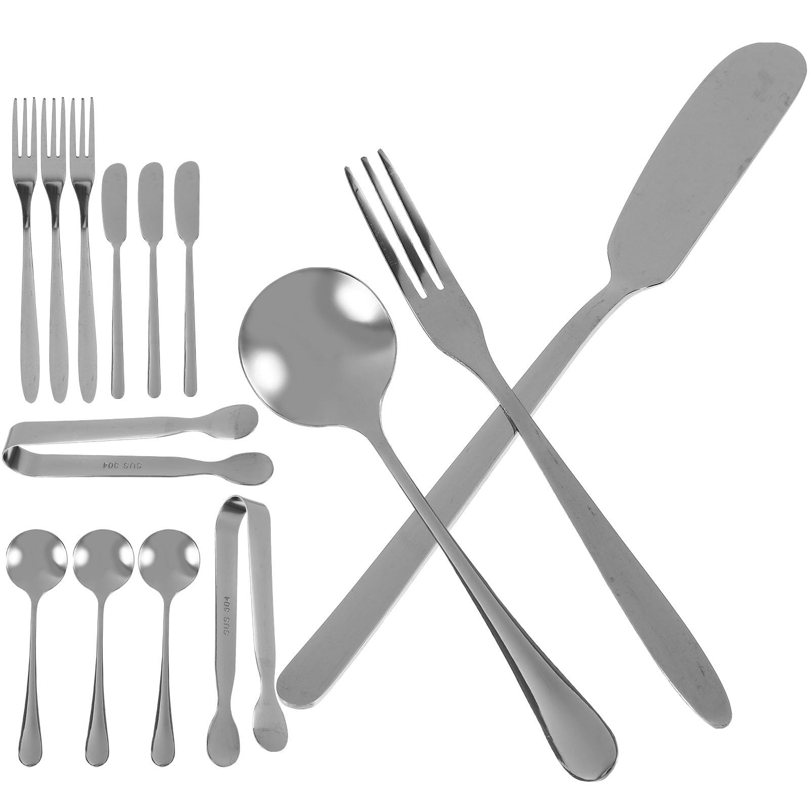 Utensilios de cocina de acero para servir queso mantequilla y salsas Uonlytech 8