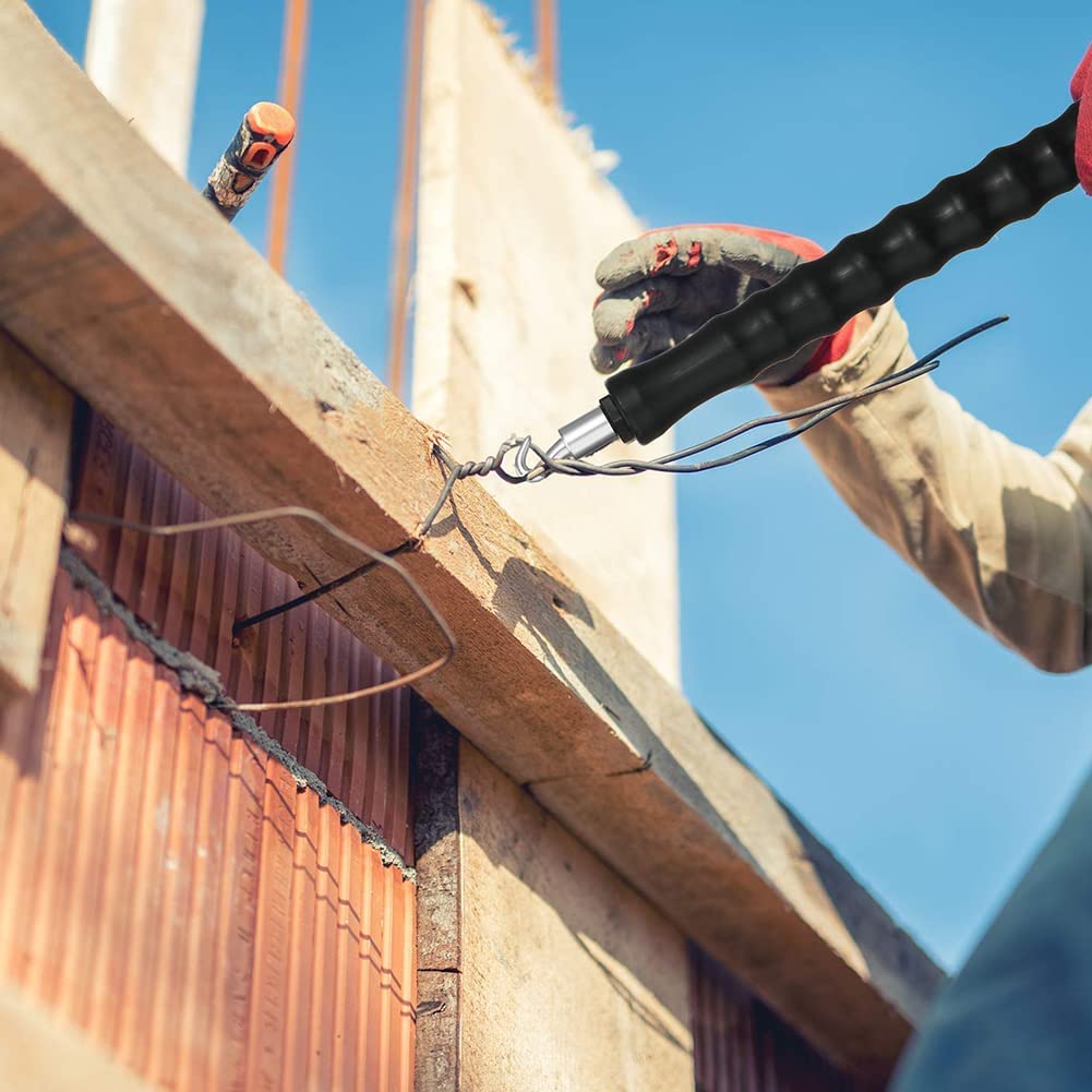 Herramienta de torsión, alambre de armadura de alambre Twister herramienta semiautomática de gancho retráctil construcción de sitios de refuerzo herramienta de atado