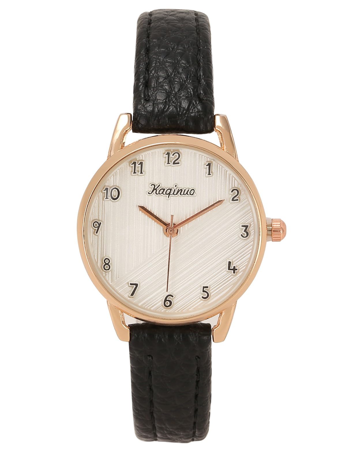 JSDDE Damen Armbanduhr mit Lederarmband Retro Damenuhr Analog Quarzuhr Arabische Ziffer Kleideruhr für Damen Frauen