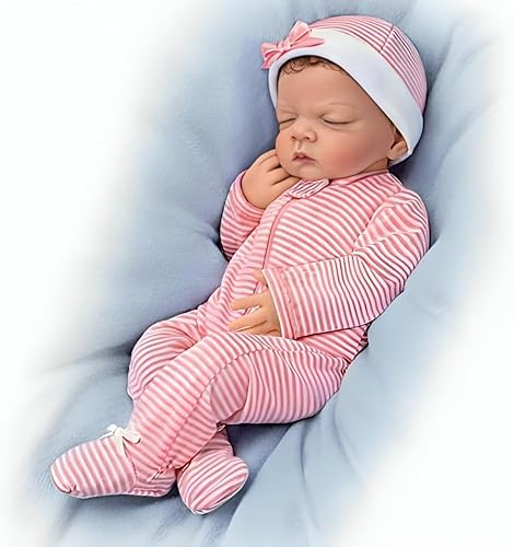 Miniatura 7 de The Ashton - Drake Galleries So Truly Real Hazel's Warming Cuddles - Muñeca realista con 2 almohadillas de calentamiento integradas que se calientan