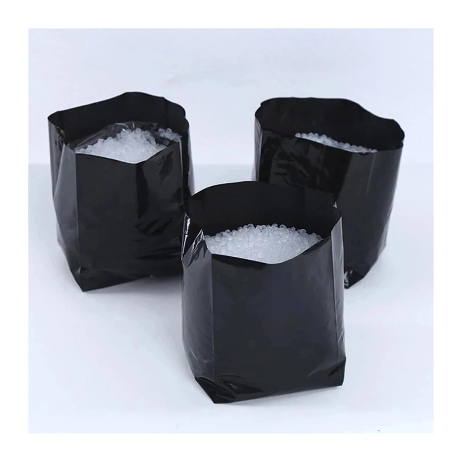 100 Stück Pflanzbeutel Schwarz – Anzuchtbeutel Für Kartoffeln & Gemüse, 10x30 Cm