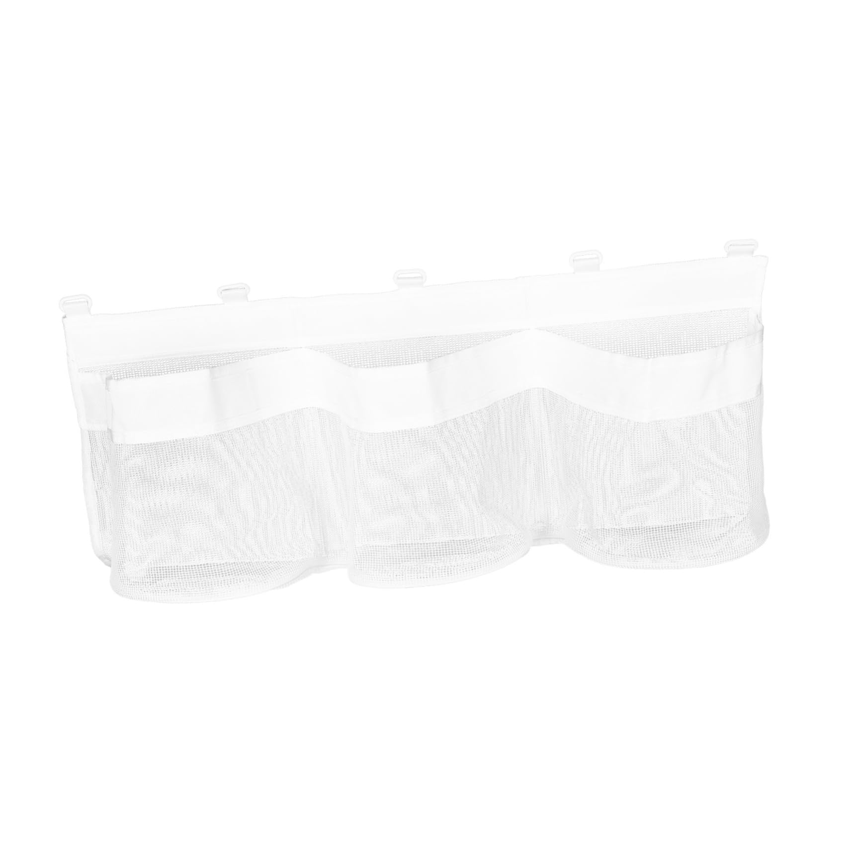 Garneck Large Capacity Mesh Bath Toy Holder Compartment Storage Organizer for Boys and Girls Easy Access Bathtub Toy Net Safe Design for