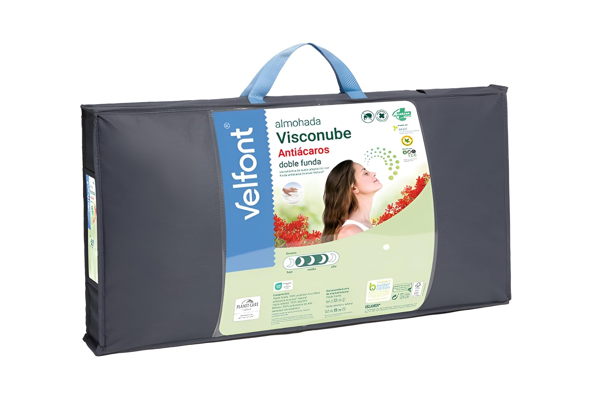 Almohada Visconube Antiácaros (75 cm)