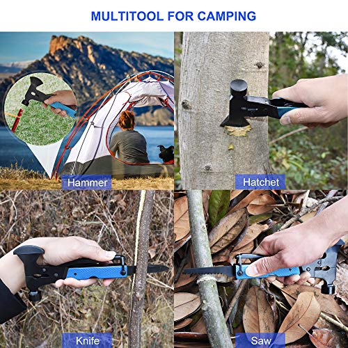Multitool Camping, Anumit 16 in 1 Survival Gear Accessories Tools for Hiking, Fishing, Outdoor, Cool & Unique Gifts for Men Women, Car Kit with Hammer, Axe, Knife, Plier, Bottle Opener, Saw, etc - Thumbnail 6