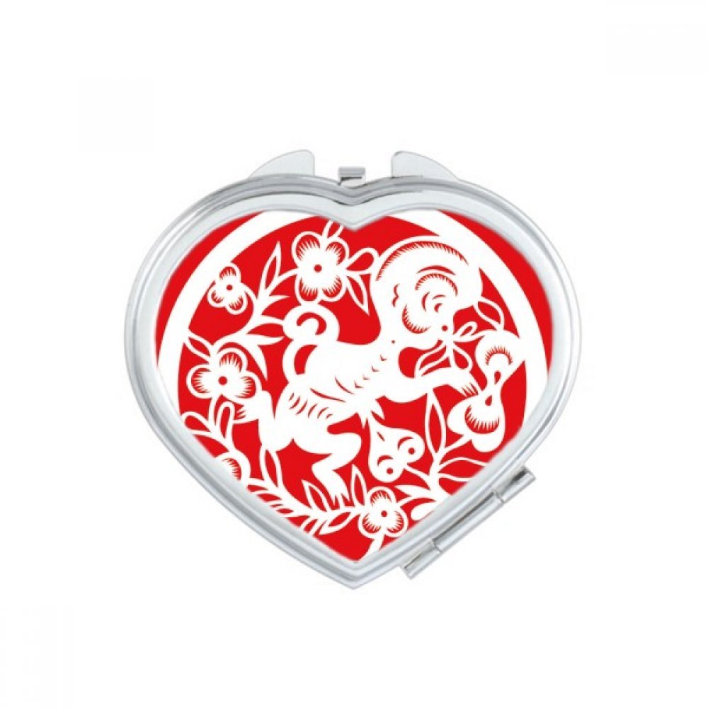 Miroir de maquillage cadeau mignon motif zodiaque animal chine