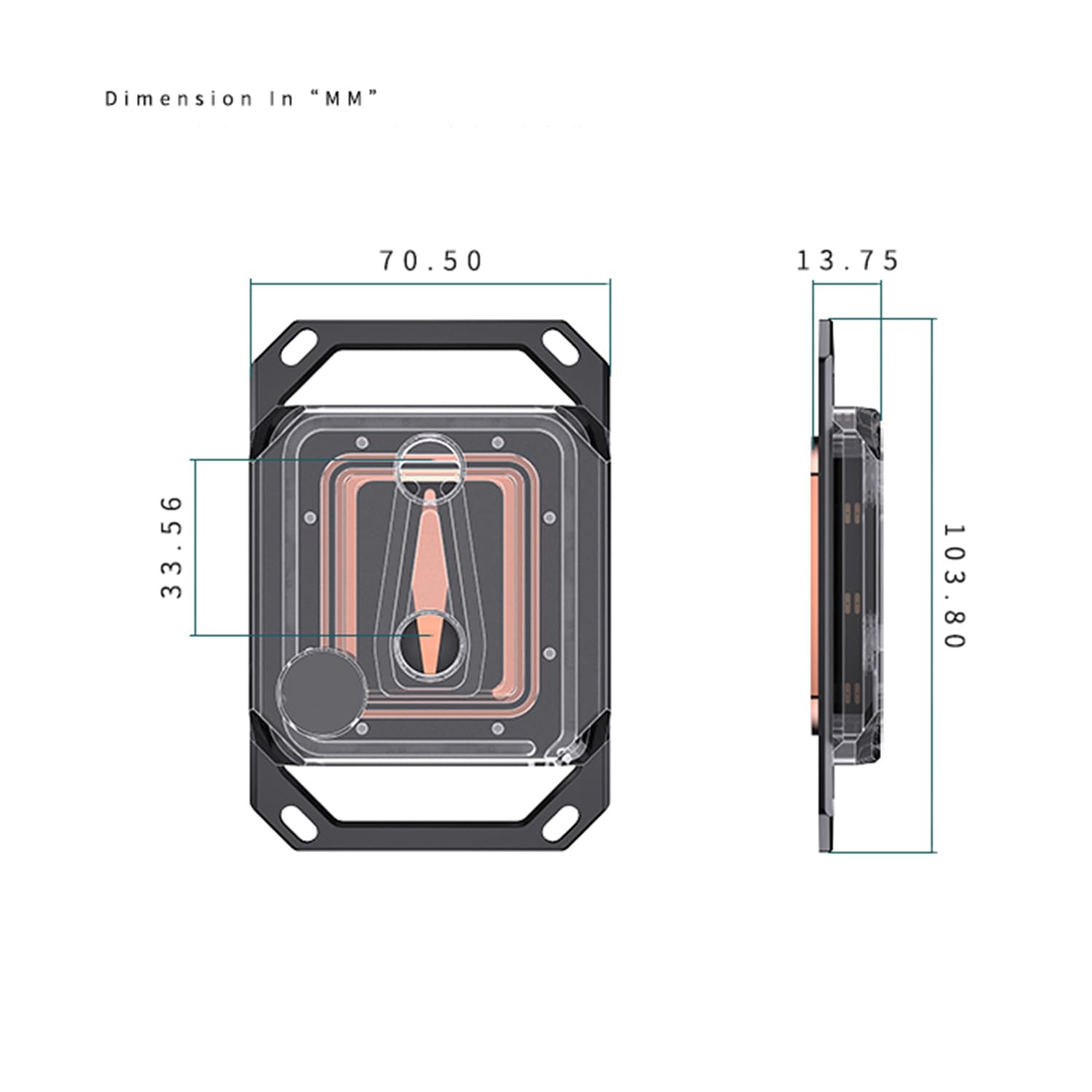 Amazon.com: CPU Waterblock Use for AMD Ryzen 9, 7,5,3 Socket AM5