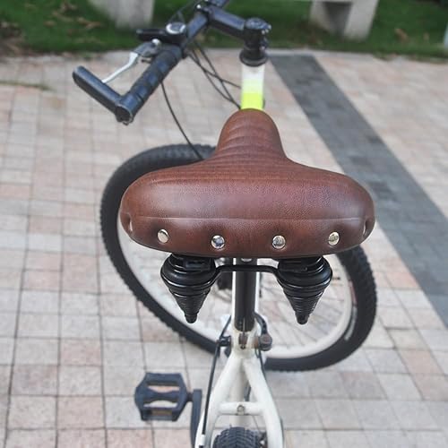 Miniatura 4 de UPANBIKE Sillín de bicicleta súper suave y cómodo cojín de suspensión de asiento de bicicleta ampliado de absorción de golpes