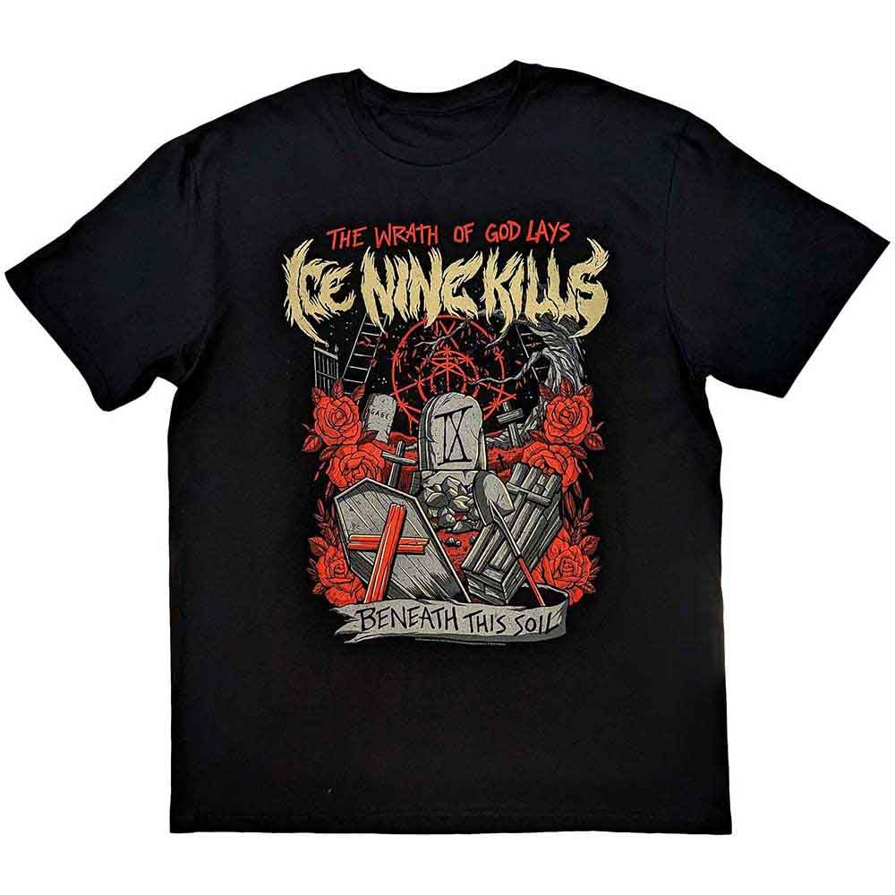 Ice Nine Kills T Shirt Wrath Band Logo Official Unisex Black M