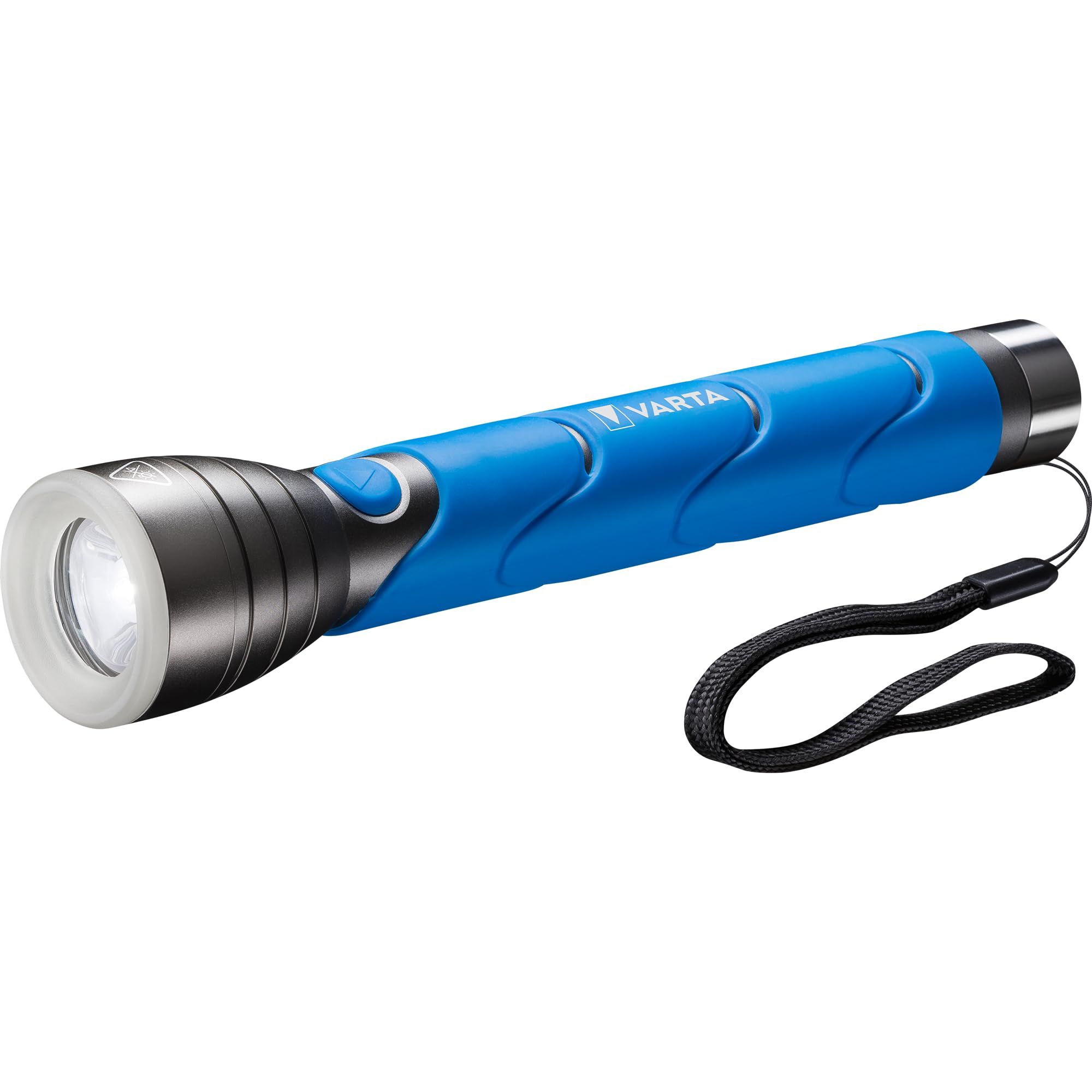 Varta 3X C (Verde) Linterna LED 5 W, IPX4, 3 Pilas C Incluidas, Azul