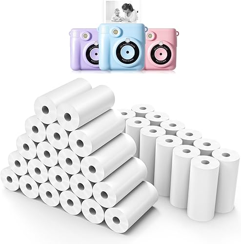 Miniatura 24 de 12 rollos de cámara de impresión instantánea para niños, papel de impresión térmica Hikkon para impresión fotográfica, impresión HD para la mayoría