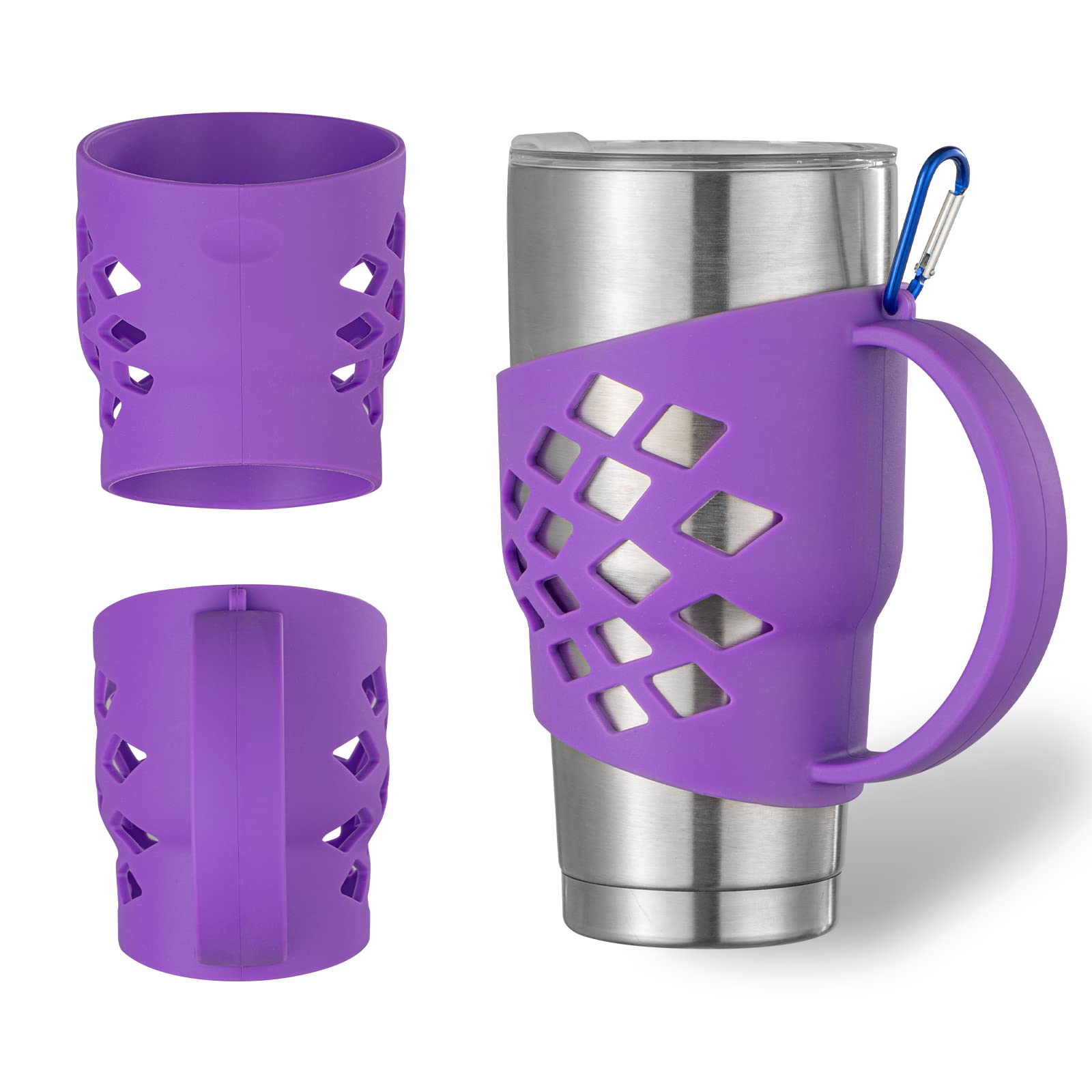 Handle for YETI 30 oz Tumbler, Silicone Sleeve w/ Handle for 30 oz Tumbler — image 1