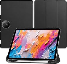 [NSFN] for TCL NXTPaper 11 Plus Tablet Case,TCL Tablet 11.5Inch Case, Ultra Thin, Protective Case, Trifold, Magnetic Closure, Stand, Shockproof, Ultra Lightweight, with Pencil Holder, Black