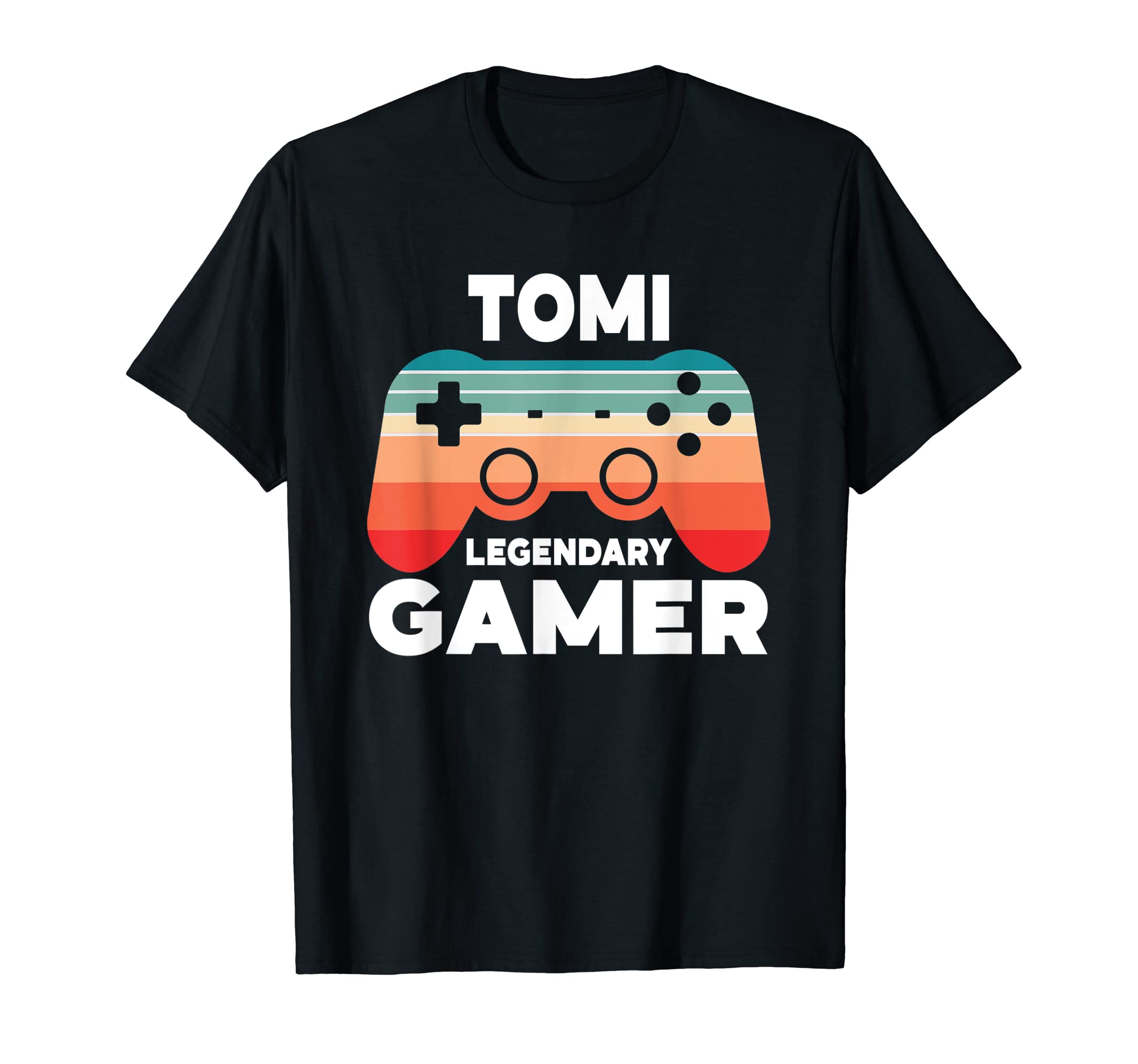 Personalized Tomi CollectionTomi Legendary Gamer Funny Personalized Tomi Gamer T-Shirt