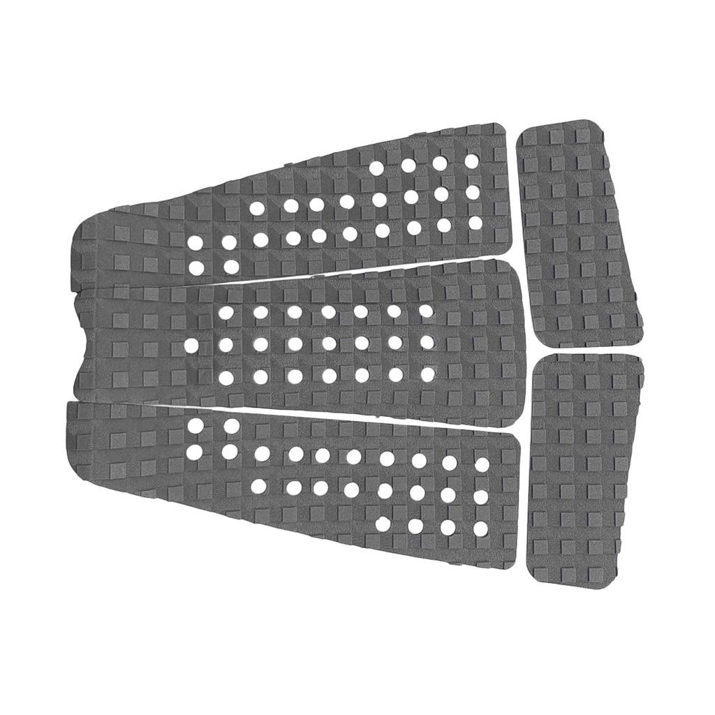 Surf Bag - 5pcs Square Grooved EVA Surfboard Skimboard Longboard SUP Traction Deck Grip Tail Pad Trimmable Sheet Accessories (Color : Gris)