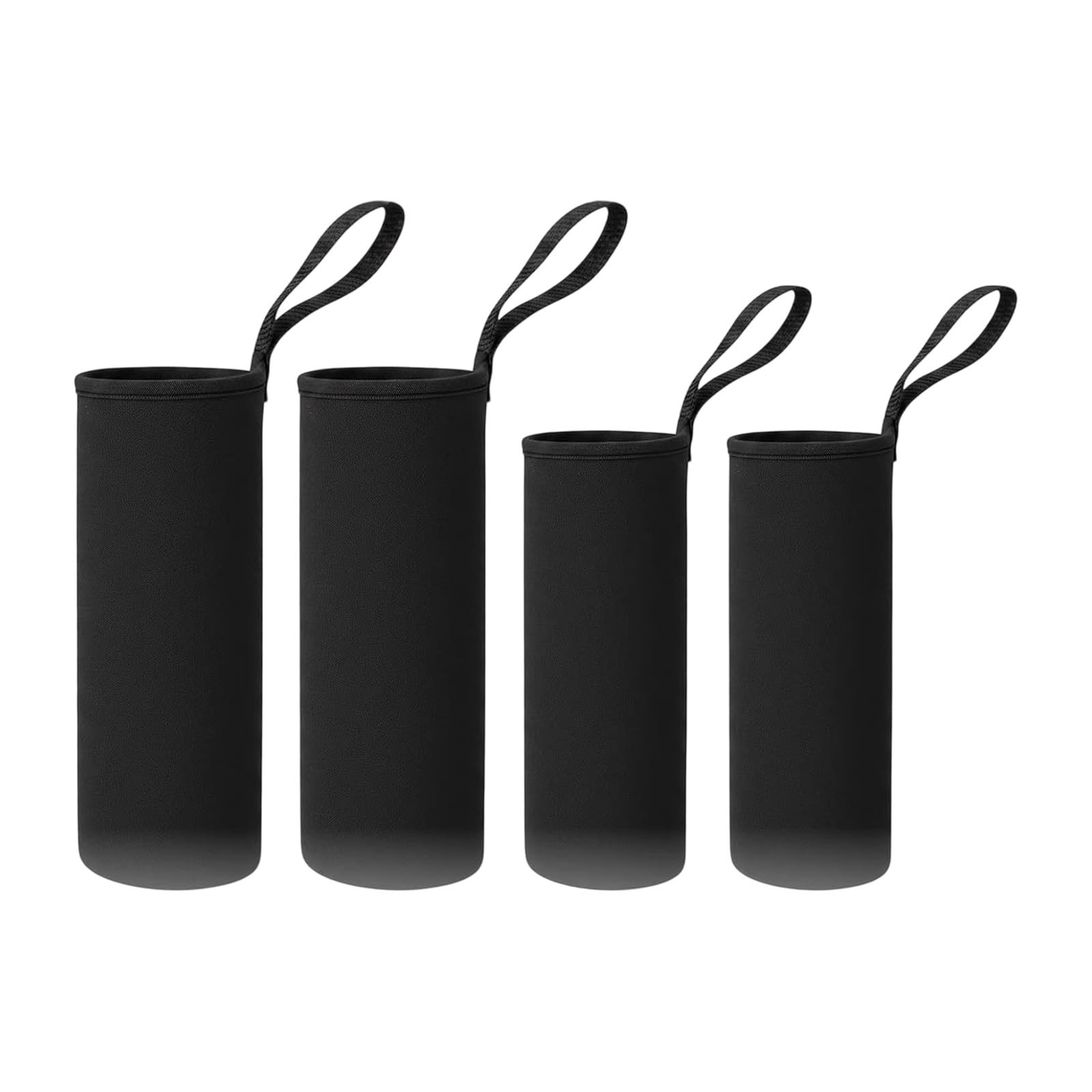 NVOQILIN Of 4 Shockproof Water Bottle Holders Protective Cover Comfortable Insulating Sleeves for Outdoor Activity Lid