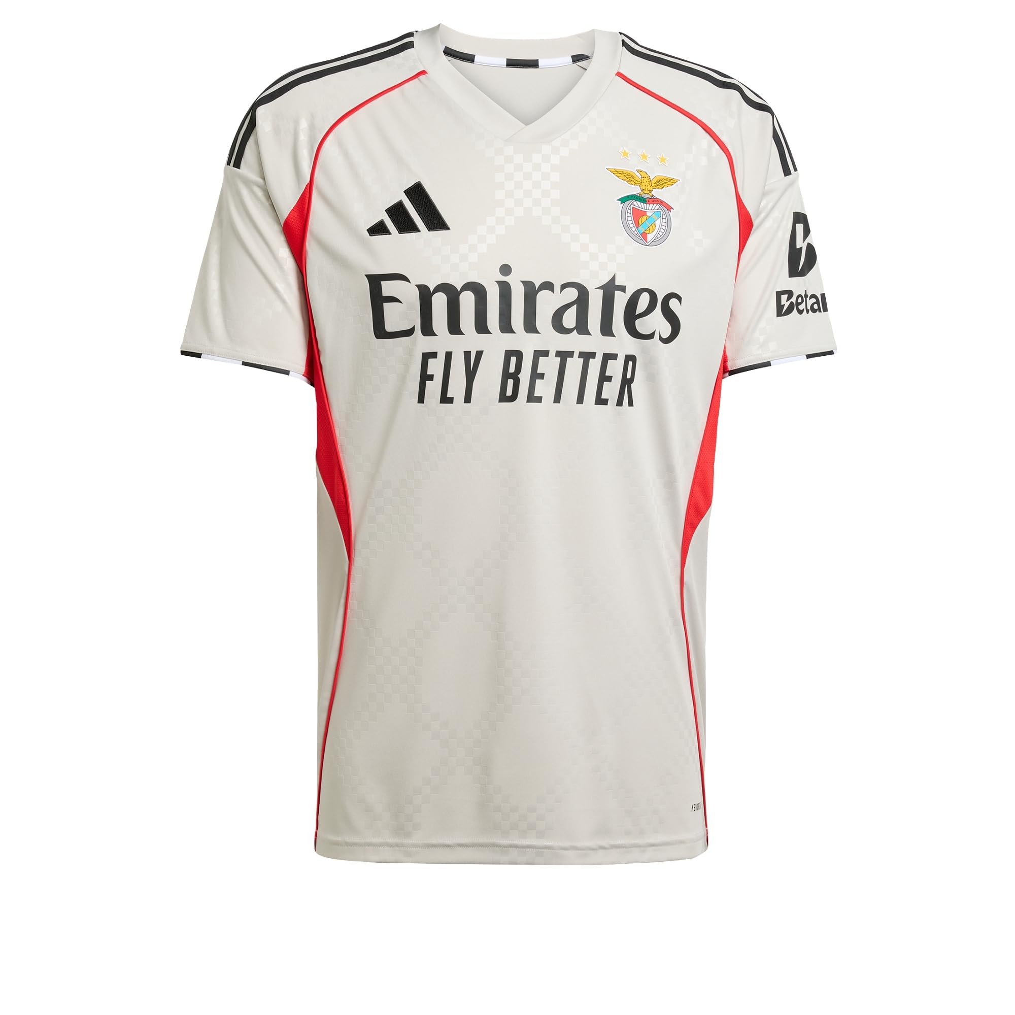 adidas Benfica 25/26 Away Jersey, Recycled Polyester, Beige