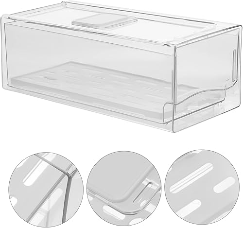 Miniatura 5 de Organizador de frutas y verduras de gran capacidad de reemplazo de cajón de refrigerador para almacenamiento limpio