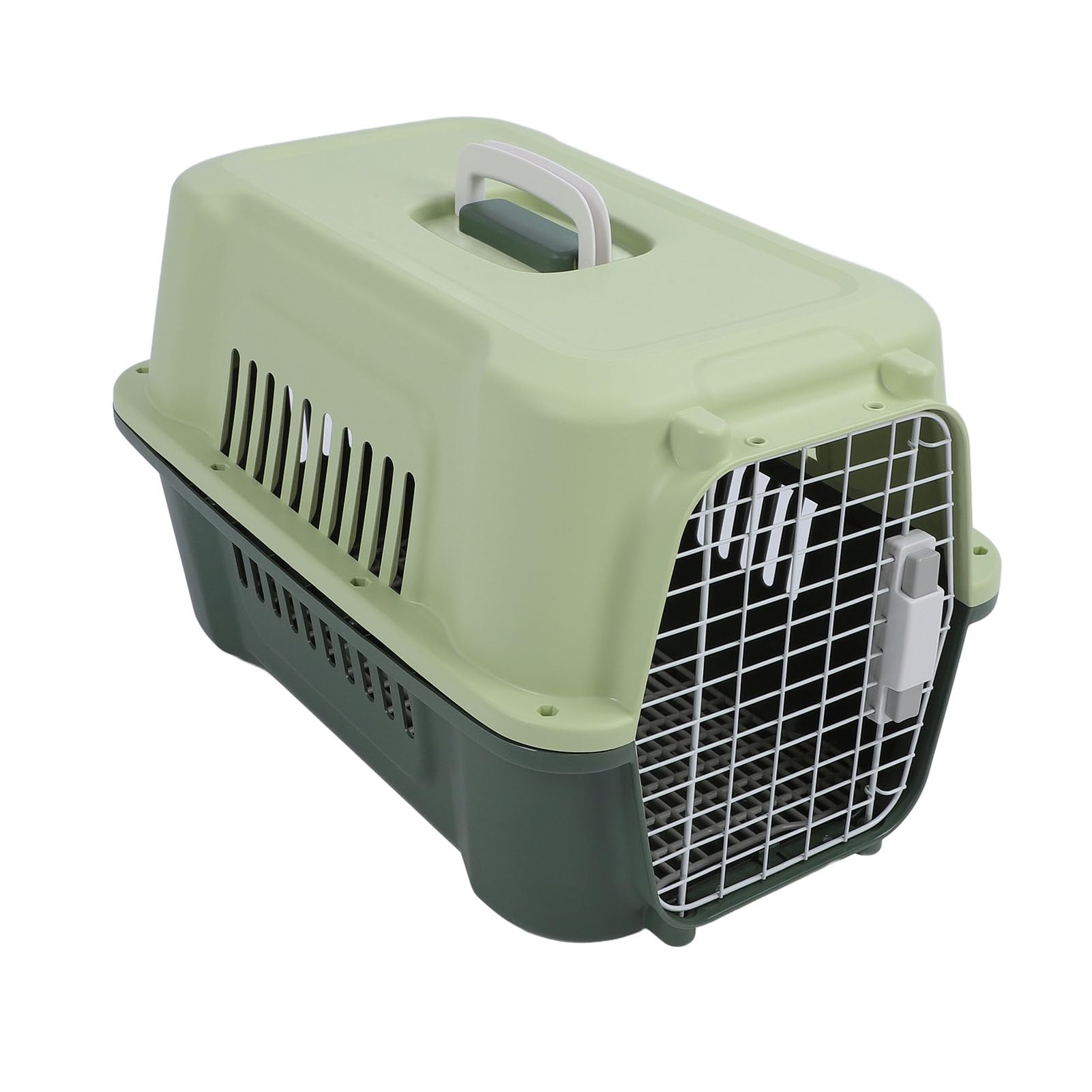 Transportín Portátil para Mascotas de Gran Capacidad, Jaula de Viaje para Perros, Gatos, Perros, Aprobado por Aerolíneas y Uso Multifuncional para Viajeros, PP Duradero + Material Metálico