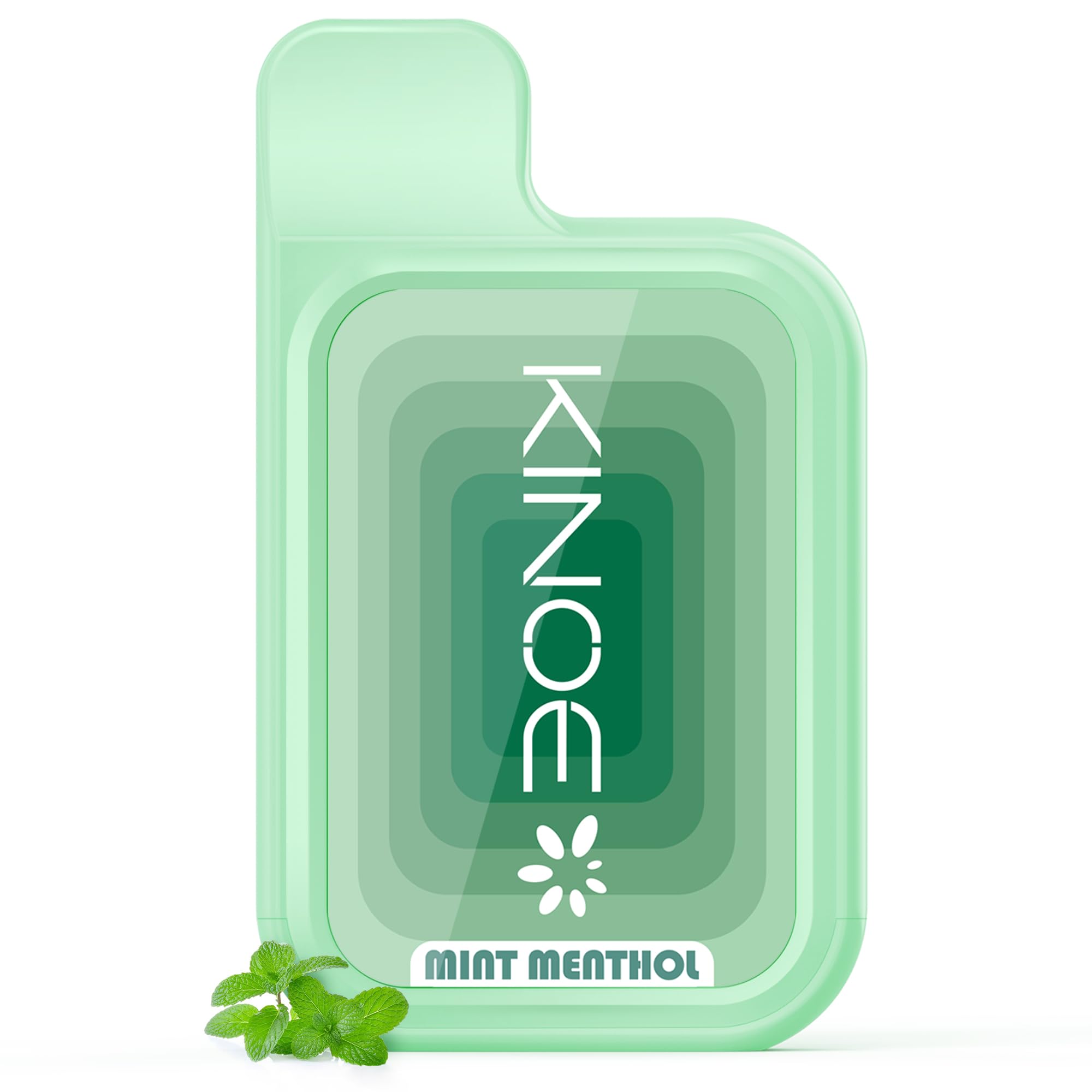 KINOE 電子タバコ 使い捨て ミントメンソール 1本 約3000回吸引可能 VAPE 持ち運び便利 ベイプ ニコチン0 タール0