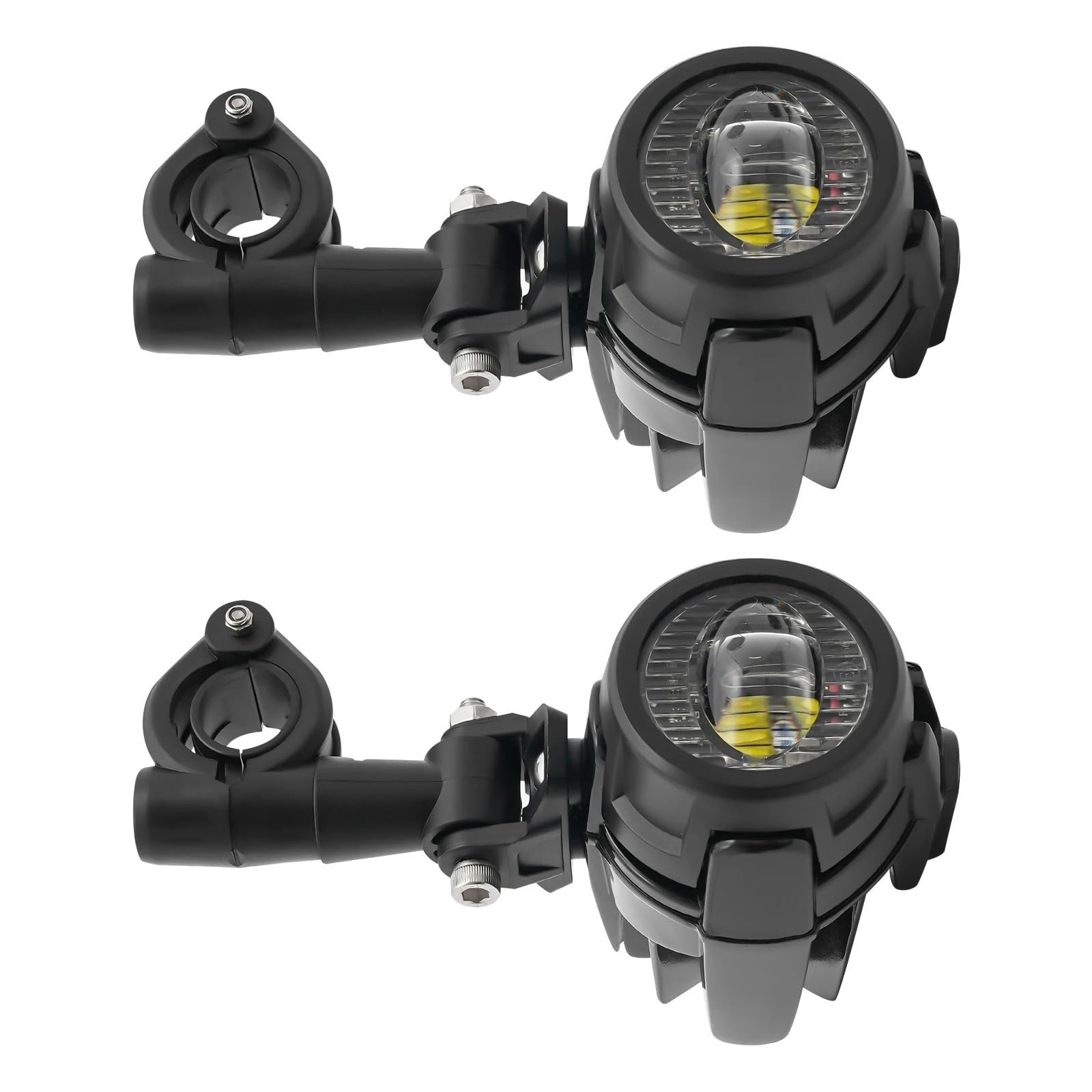 Dirt Bike Reflektor Pasuje do R1200GS Adv F800GS 2 szt. 40W LED motocyklowe pomocnicze światła przeciwmgielne 6000K reflektor jazdy