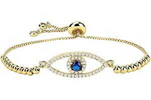 Gold Evil Eye Bracelet for Women