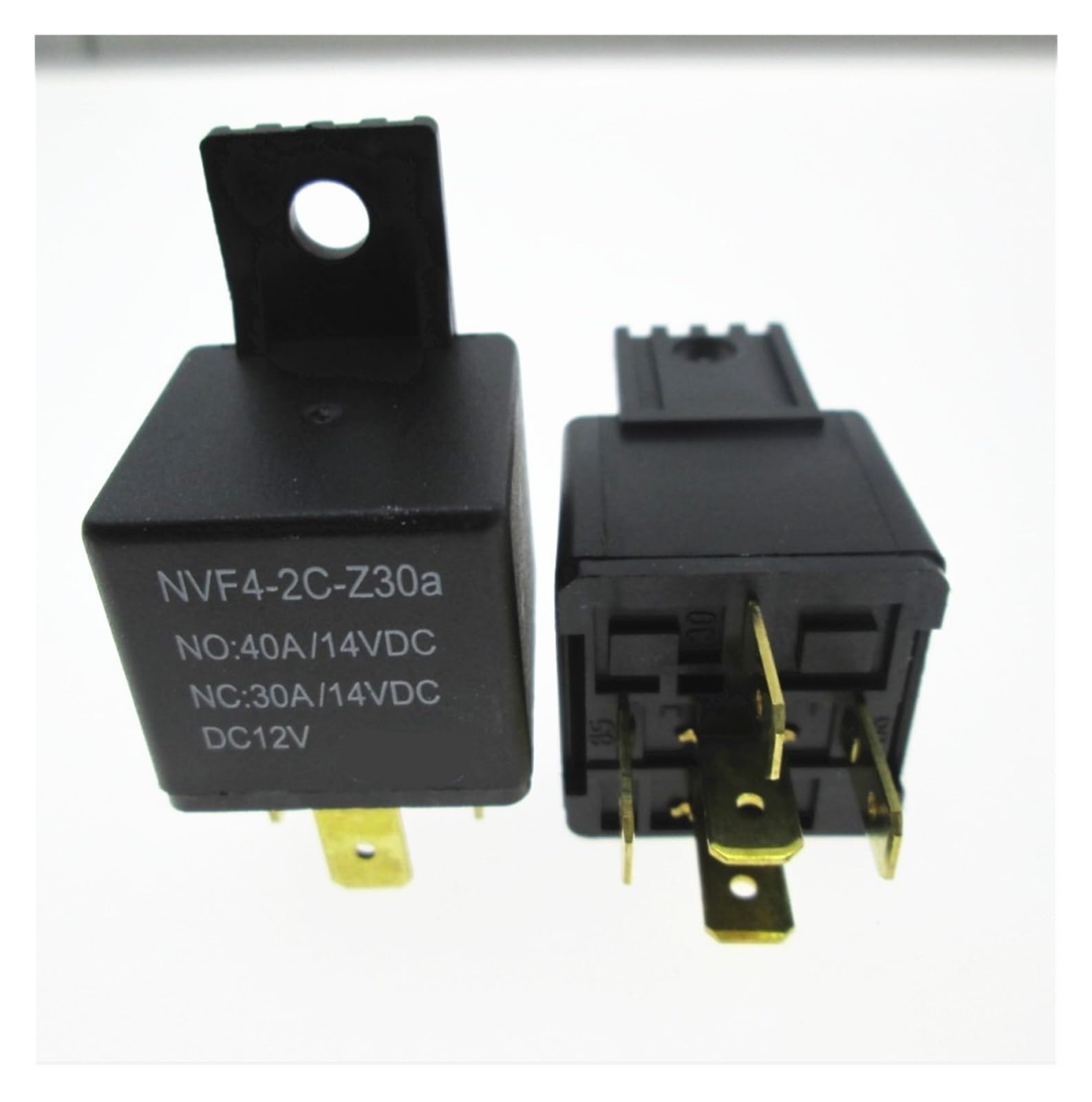 OSHZIKJII 12V relay NVF4-2C-Z30a-DC12V NVF4-2C-Z30a-12VDC NVF4-2C-Z30a NVF42CZ30a 12V DC12V 12VDC 40A DIP4 5pcs/lot