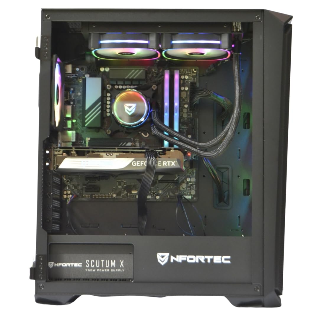 TrendingPC PC Gaming Intel Core I7 12700KF 12 x 5,00ghz • NVIDIA RTX 5070 12gb • 32gb RAM DDR4 • WiFi 6 y Bluetooth 5.2 • SSD m.2 1tb • Refrigeración Líquida 240mm • Windows 11 Pro • PC Gamer