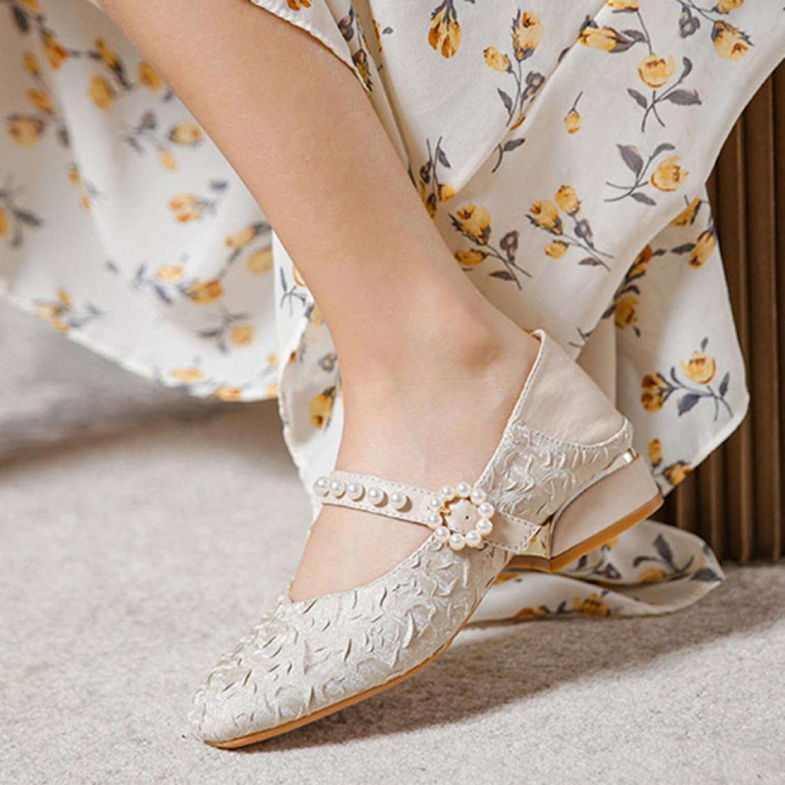 CHANEL 黒 フラットシューズ 合成皮革 ヒール約3cm 箱なし CHANEL 黒 フラットシューズ 合成皮革 ヒール約3cm 箱なし