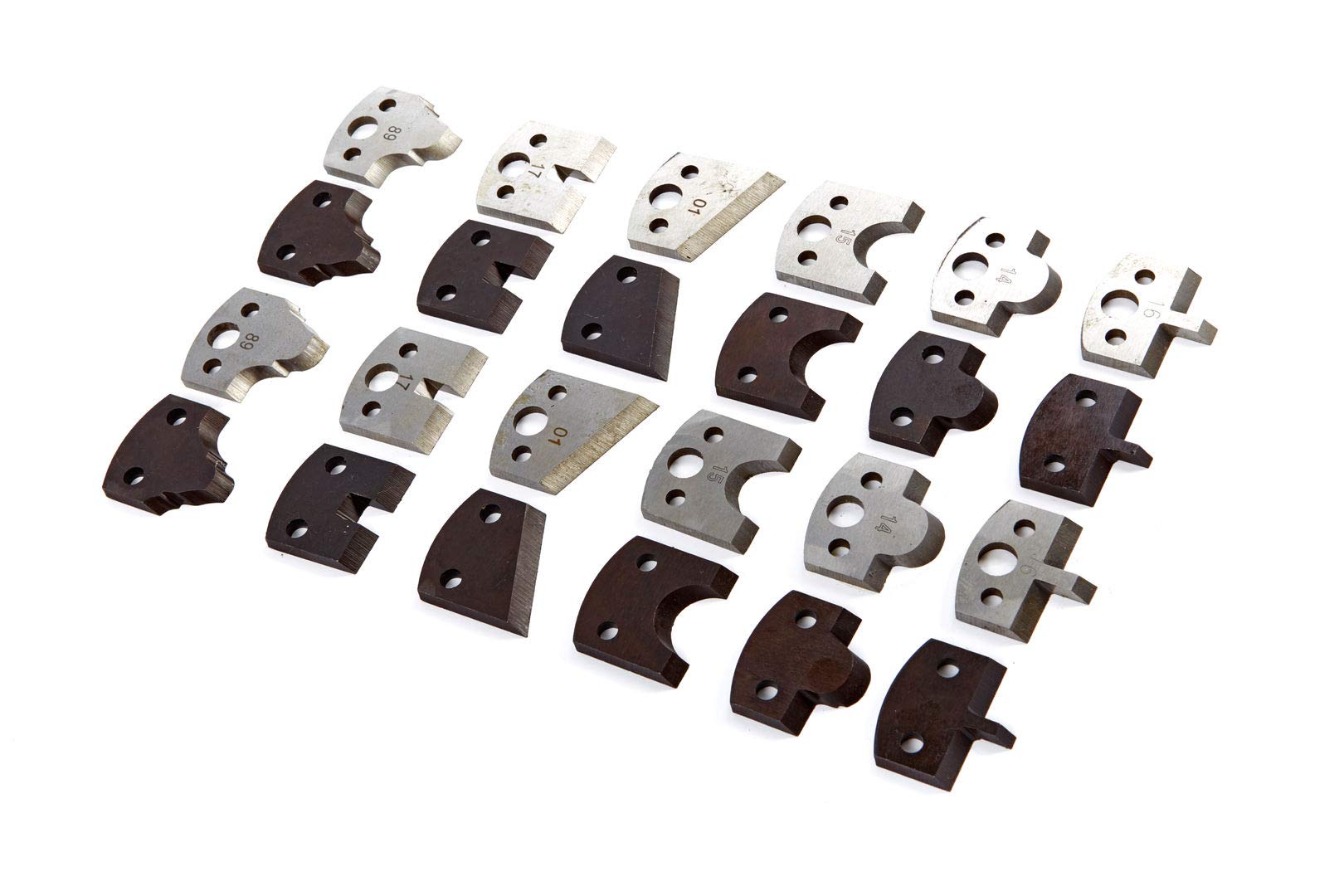 HBM 100 mm. Profi Houtfreeskop con 7 set di coltelli