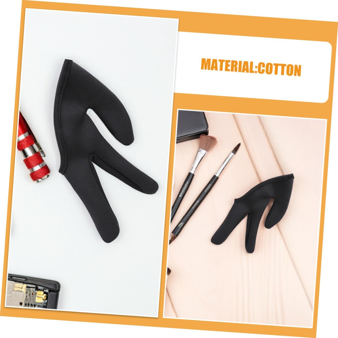 2pcs Heat Resistant Hair Styling Gloves Design for Curling Wand and Straightener Comfortable Fit for Hair Coloring Set Secure Grip for Salon and Home Use