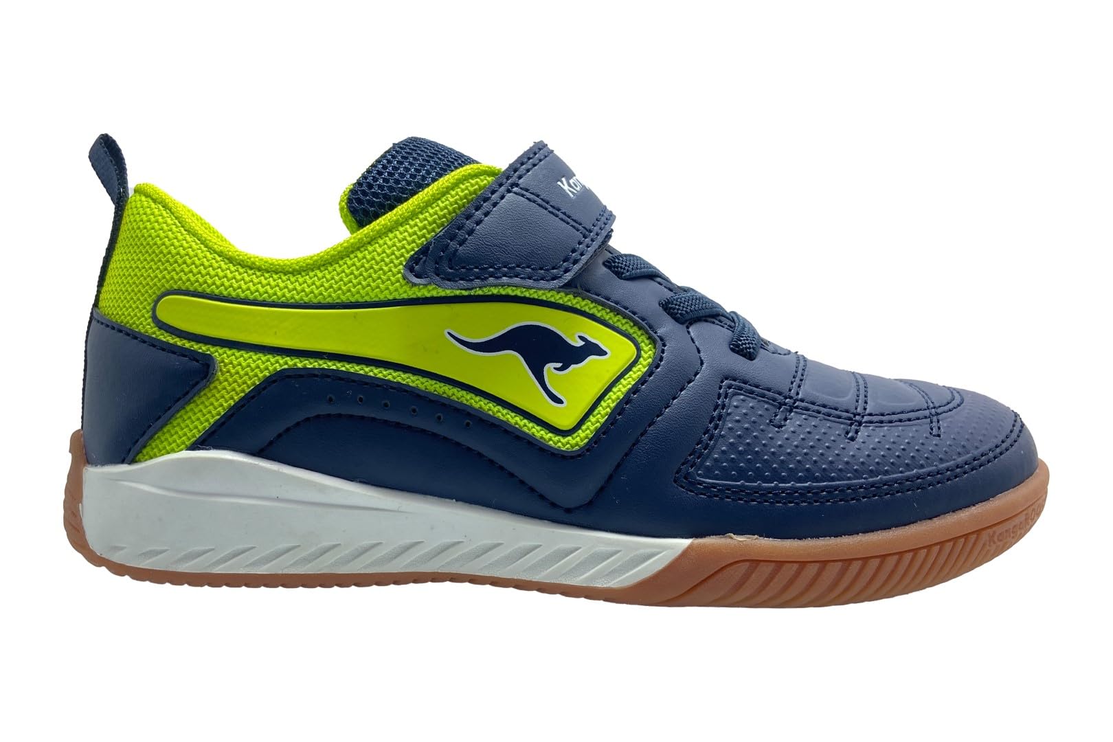 KangaROOS Men's K5-Block EV Trainers, Dark Navy/Lime, 37 EU, Dk Navy Lime, 5 UK