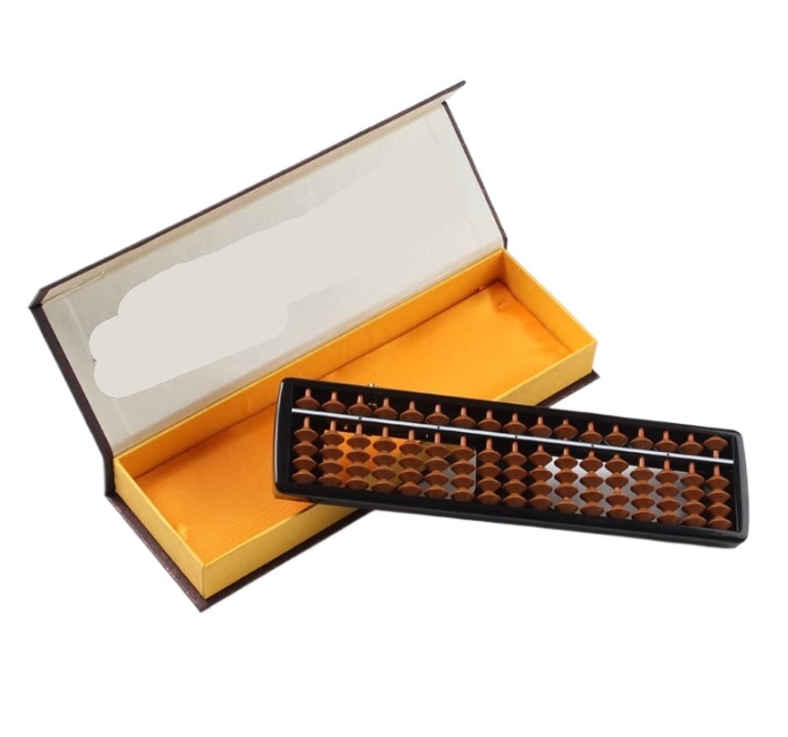 BJfhRH Math Learning Tool For School Vintage Abacus 17 Column Plastic Counting Tool For School Office Calculation With Box Arithmetic Calculator