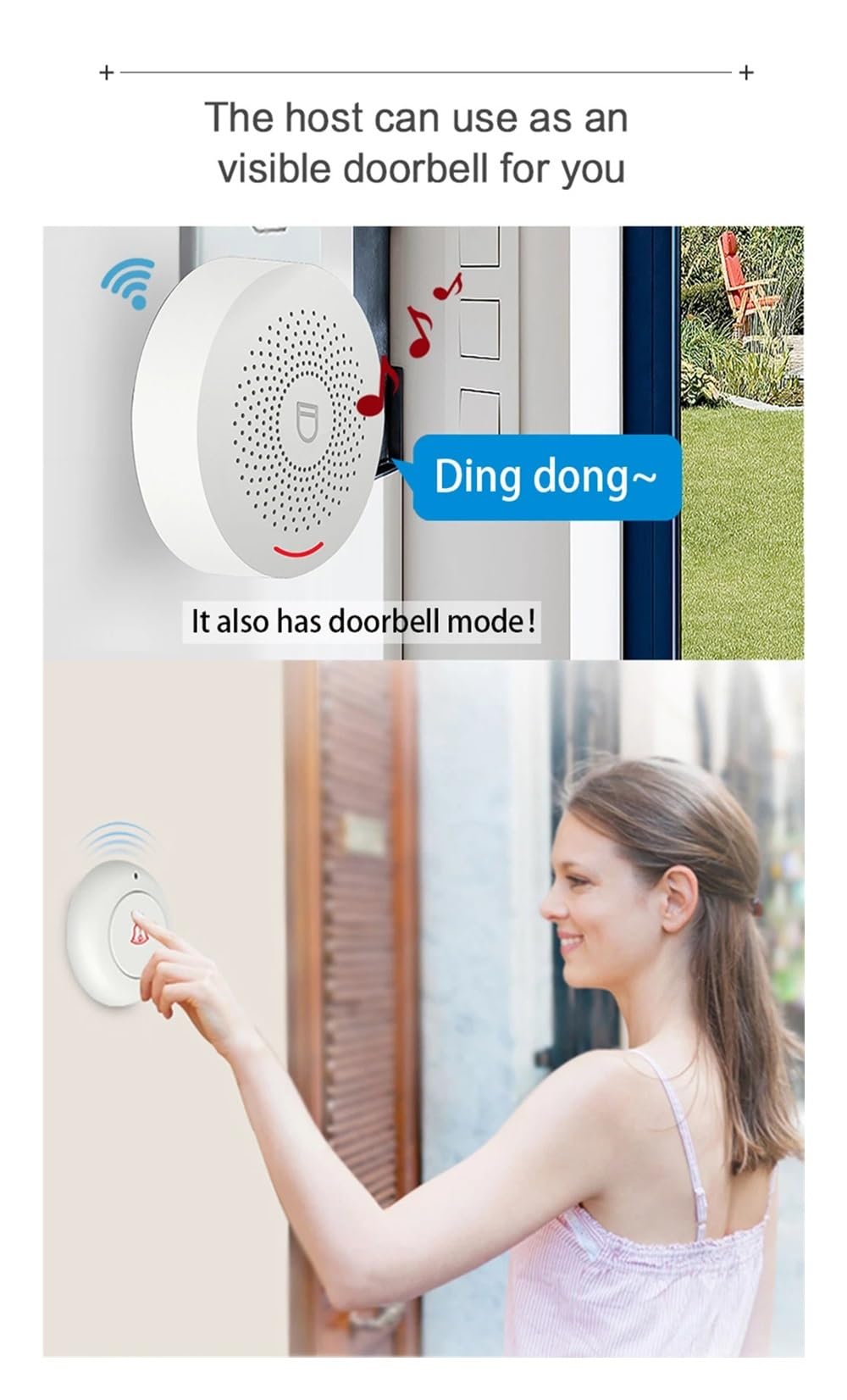 Fabrik WiFi Home Einbrecher Sicherheit Drahtlose Tuya Alarm System Bewegungsmelder APP Control Feuer FernüBerwachung(No.4)