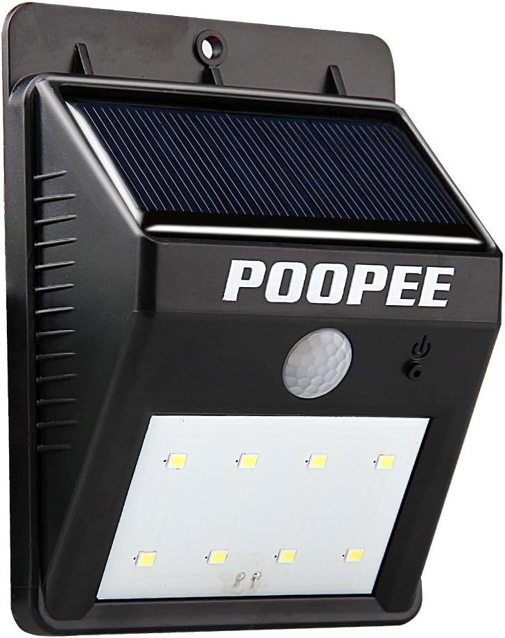 Amazon Arc Light 8LED ソーラーライト センサーライト 玄関ライト アウトドアライト センサー搭載 太陽発電 配線なし