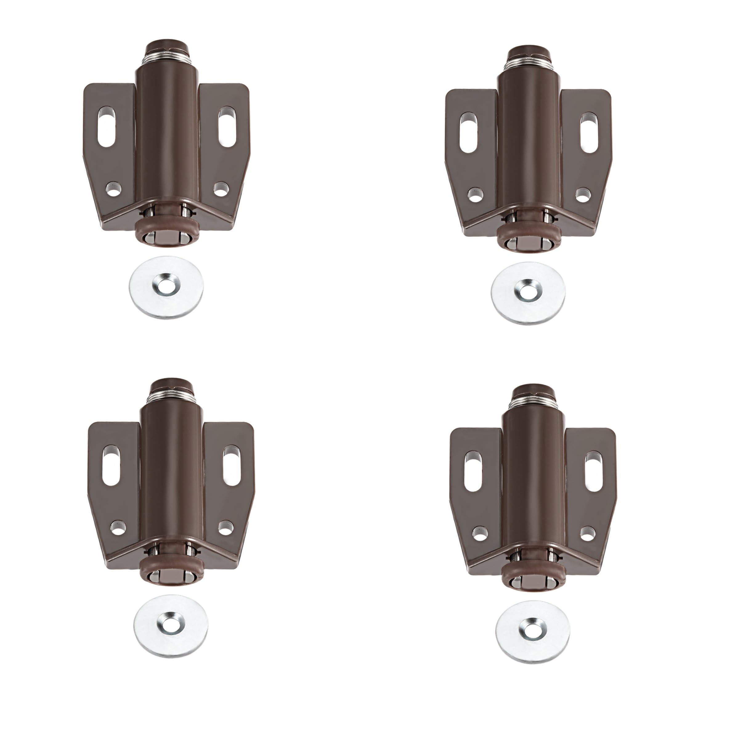 RAB Magnet Catcher for Drawer, Door, Window, Kitchen Cupboard (Glass Catcher Push Pull, Single, Color- Brown, Pack of 4 PCS) (B0D9Q2S99R) Amazon Price History, Amazon Price Tracker
