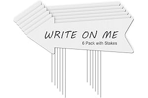 Blank Arrow Signs for Wedding Directional Guidance