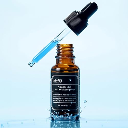 Miniatura 8 de [Klairs] Gota activadora juvenil azul medianoche · EGF + ampolla peptídica para pieles sensibles · Calma el enrojecimiento, aumenta la firmeza y el