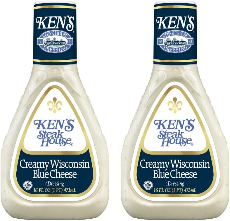 Creamy Wisconsin Blue Cheese Dressing (16 Fl Oz (Pack of 2))