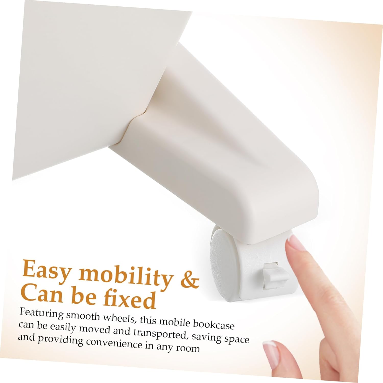 Mobile Bookshelf on Wheels Movable Rolling Storage Cart Classroom Organizer 3-Tier Design Sturdy Steel Frame for Office and Home Use