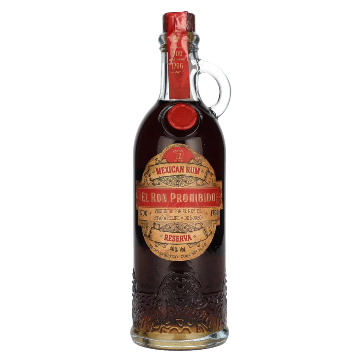 El Ron Prohibido 12 Solera Blended Mexican Rum 40,00% 0,70 Liter