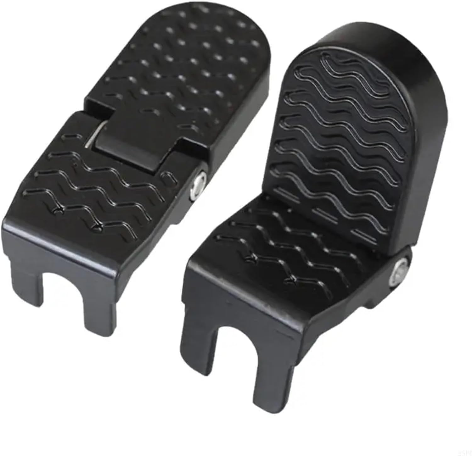 Bike Pegs 1 Pair Folding Foot Pegs for Electric Bike/Bicycle - Aluminum Alloy Rear Footrest Pedals with Tool-Free Installation