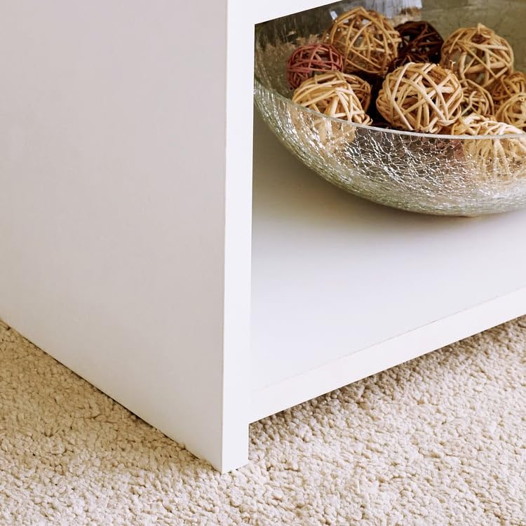 Image of Home Centre | Helios - Alton | Engineered Wood | Bed Side Tables | White | 1 Year Warranty