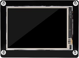 Visor LCD de 3,5 Polegadas Com Estojo para Raspberry Pi, Monitor Capacitivo de Tela de Toque 480x320 IPS para Módulo Raspberry Pi, Suporte para Saída HDMI, Suporte WIN7/WIN10
